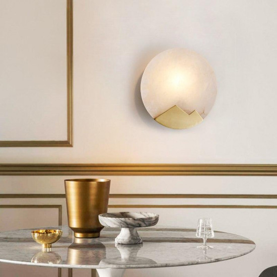 Moon wall store sconce